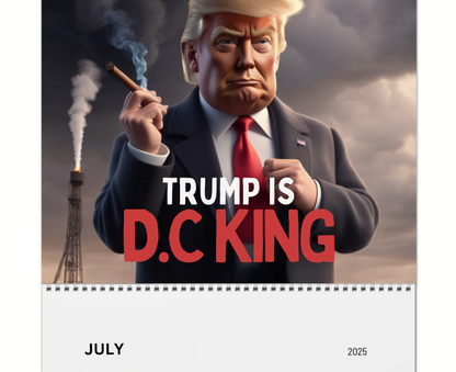 2025 Trump Pixar Movie Poster Calendar - Hilarious Gift for Trump Supporters - MAGA Movie Magic Collection