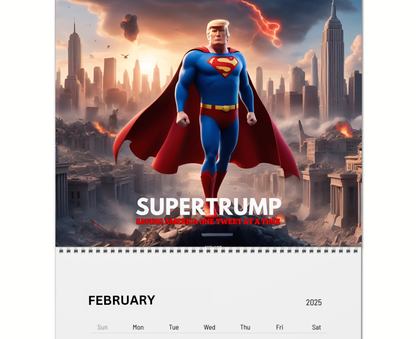 2025 Trump Pixar Movie Poster Calendar - Hilarious Gift for Trump Supporters - MAGA Movie Magic Collection