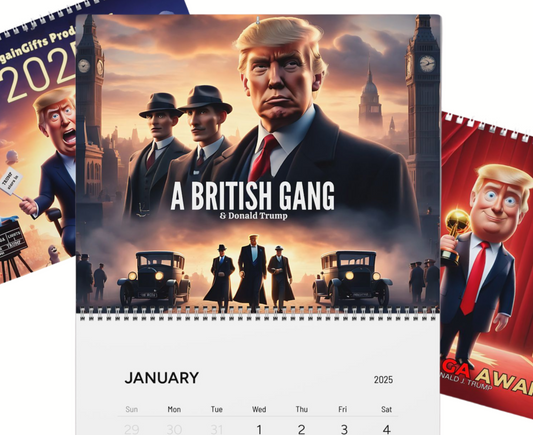 2025 Trump Pixar Movie Poster Calendar - Hilarious Gift for Trump Supporters - MAGA Movie Magic Collection